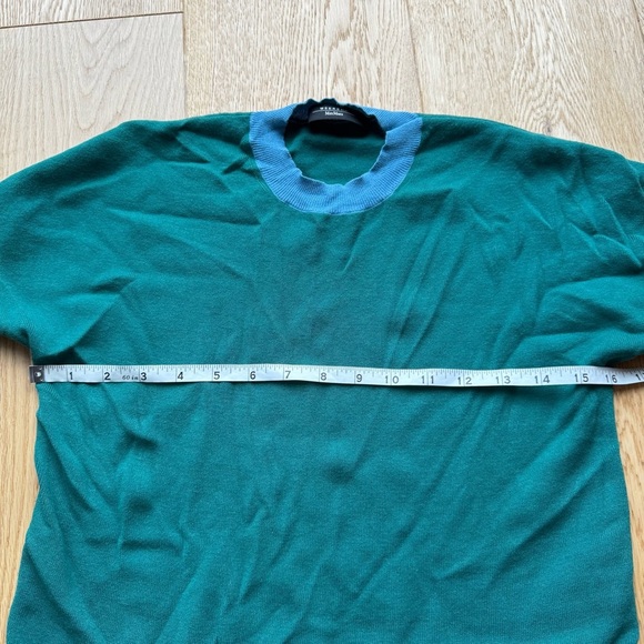 WEEKEND MAX MARA SHORT SLEEVES 2 TONE KNIT - XS - Picture 6 of 8